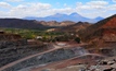 The El Limon pit with mill in background in Nicaragua