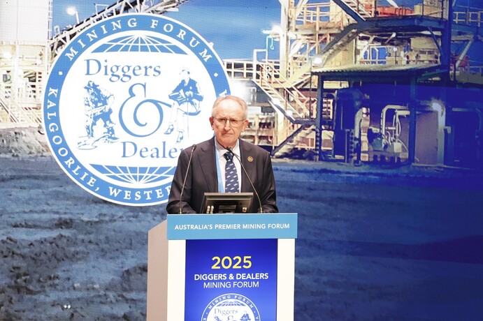 Diggers & Dealers chair Jim Walker.