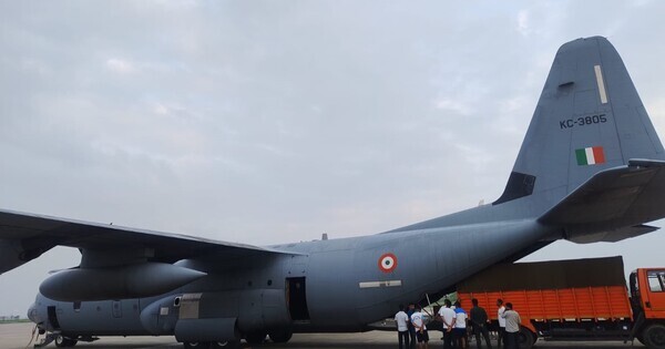 5th Indian aircraft with rescue team and 5.5 tonnes of medicines departs for Nepal