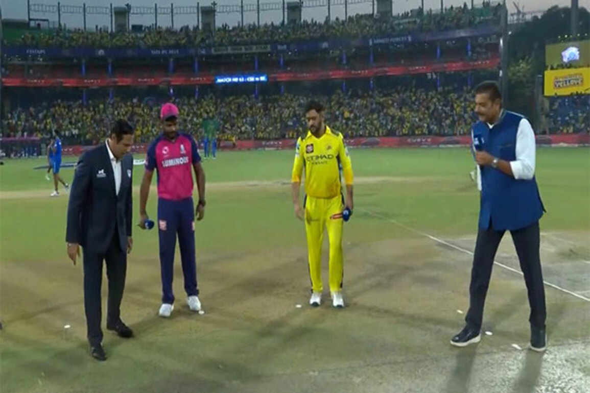 IPL 2025: Rajasthan Royals win toss, opt to field against Chennai Super Kings