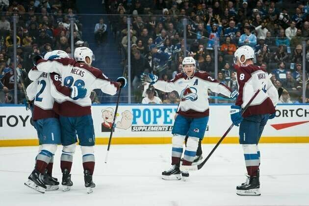 NHL roundup: Gavin Brindley's OT goal pushes Avalanche past Canucks