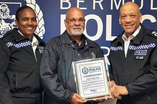 Flood Receives Commissioners Commendation