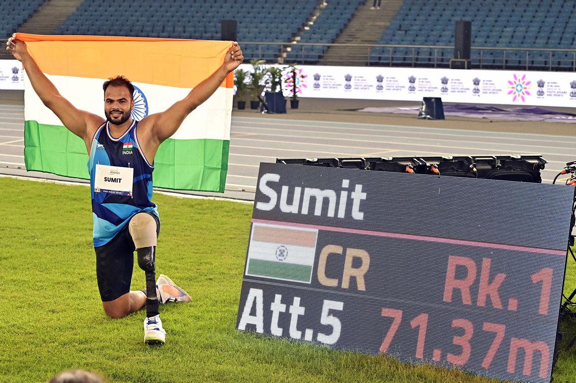 Javelin magic: Neeraj, Sachin cheer as Sumit creates history at World Para Athletics C'ships