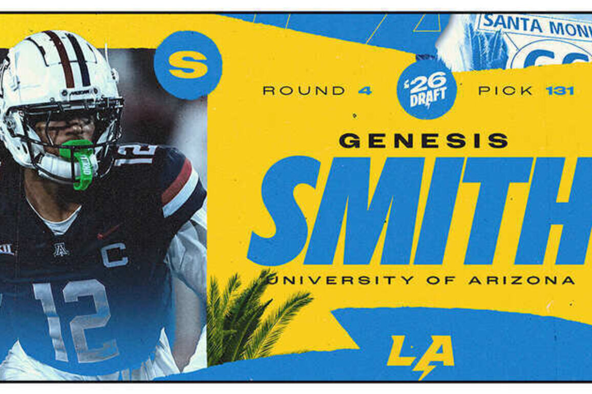 Chargers Select Safety Genesis Smith in Round 4 of 2026 NFL Draft
