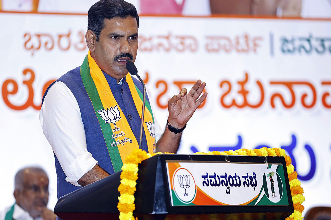 "Nation comes first and party next": Karnataka BJP chief Vijayendra slams Shivakumar for skipping Davos