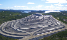 Newmont's filtered tailings storage facility at Éleonore in Quebec, Canada