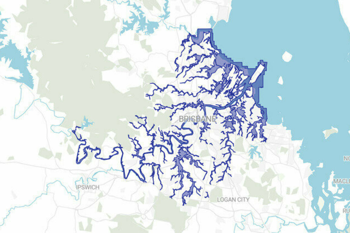 Brisbane on alert: these maps show the suburbs most likely to flood during Cyclone Alfred