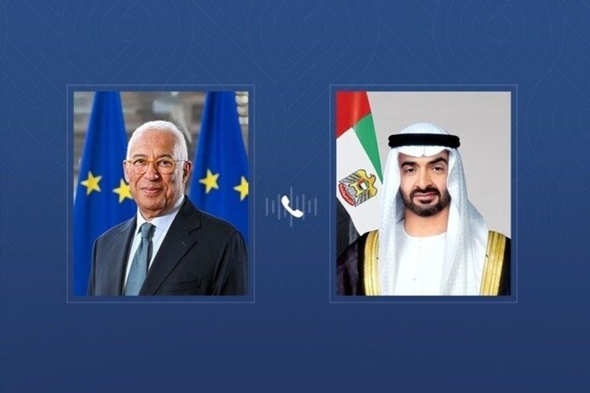 UAE President receives call from President of the European Council