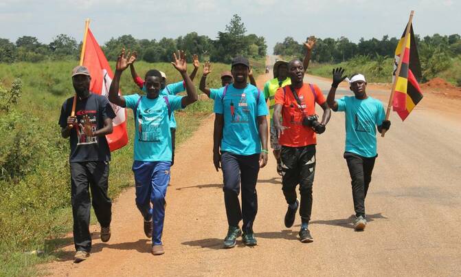 Journey of Hope: Walkers head to Soroti Journey of Hope: Walkers head to Soroti