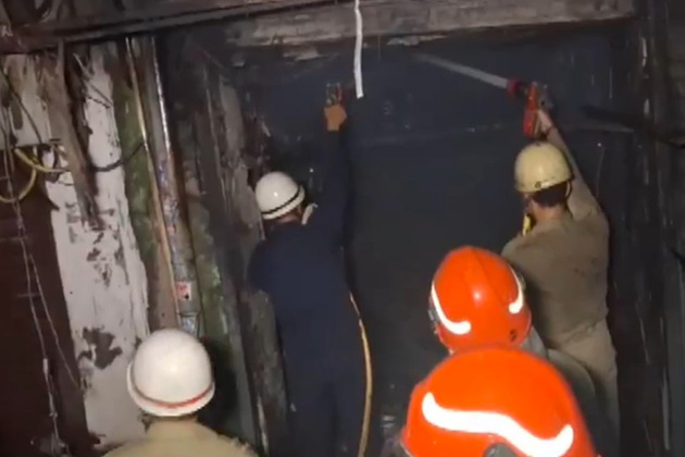 Fire breaks out at shop in Delhi's Shahdara