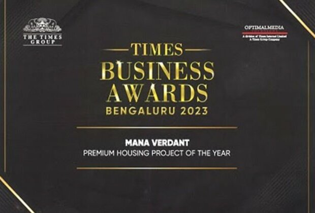 MANA Verdant wins Prestigious Times Business Awards for Premium Apartment Project of the Year 2023