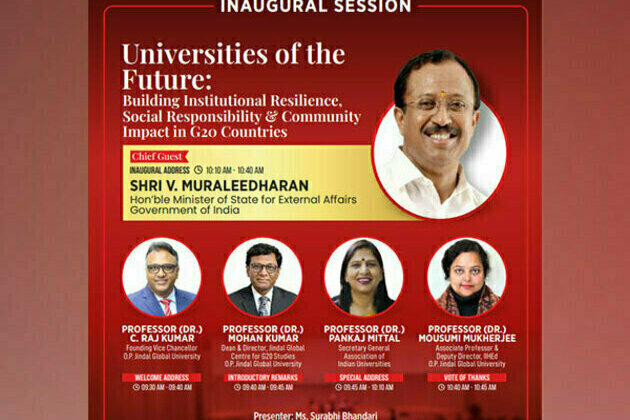 "India's G20 Presidency will be a Presidency of Healing, Harmony and Hope": V. Muraleedharan, Minister of State for Foreign Affairs at World Universities Summit