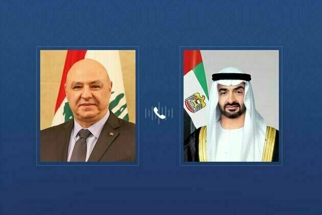 UAE President receives phone call from Lebanese President