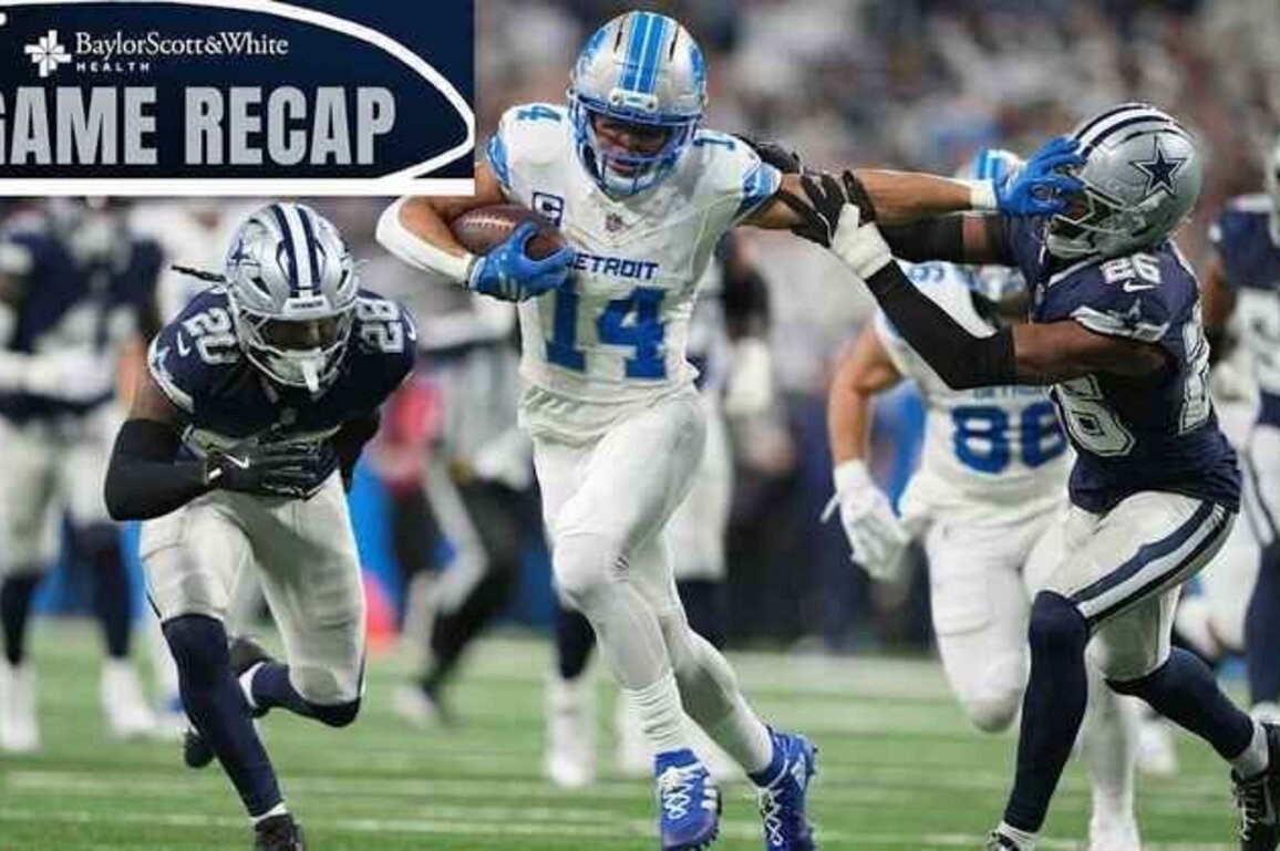 Game Recap: Dallas falls to Detroit, 44-30