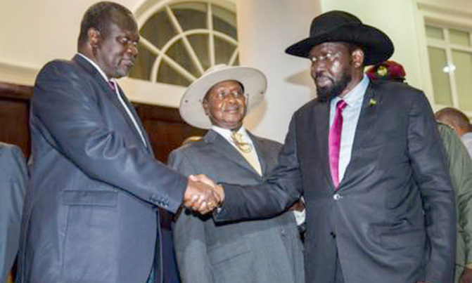 S.Sudan rebel chief approves peace deal with rival Kiir S.Sudan rebel chief approves peace deal with rival Kiir