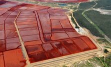  A Queensland Alumina Limited red mud dam.