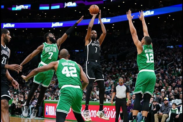 Kevin Durant hits scoring milestone as Nets down Celtics