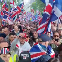 Massive crowds gather in London for anti-immigration march 