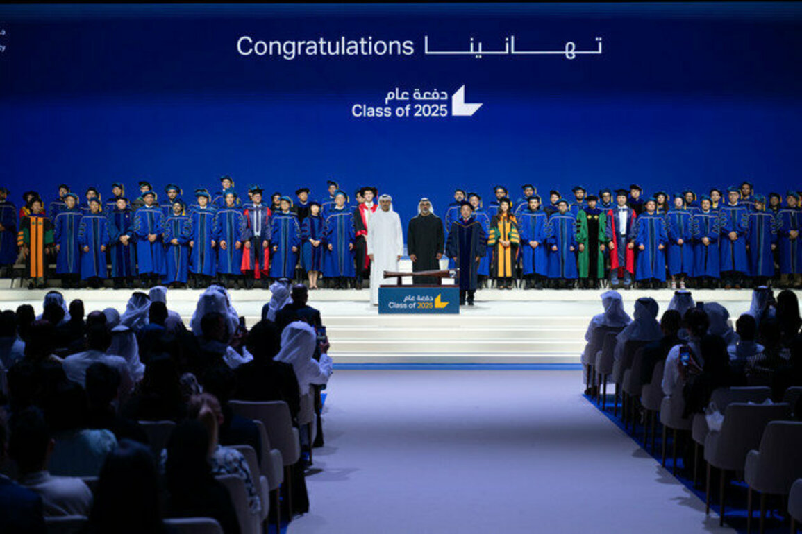 Khaled bin Mohamed bin Zayed attends Mohamed bin Zayed University of Artificial Intelligence 2025 commencement ceremony
