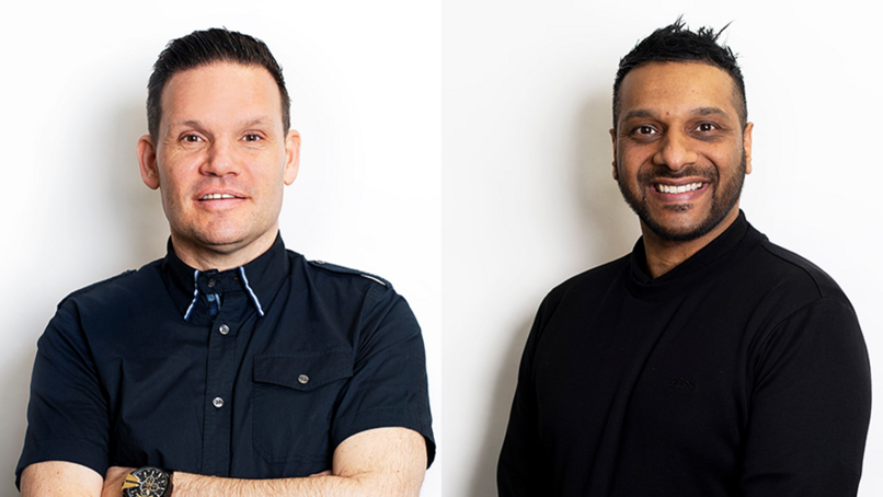 Lee Patterson and Priash Chauhan.