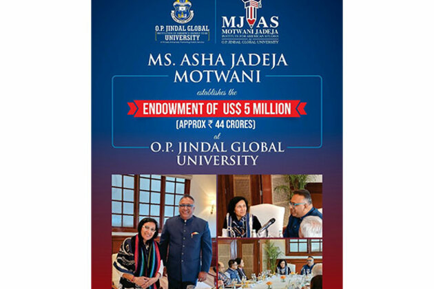 JGU Establishes Motwani Jadeja Institute for American Studies (MJIAS) with Historic US$5 Million Endowment