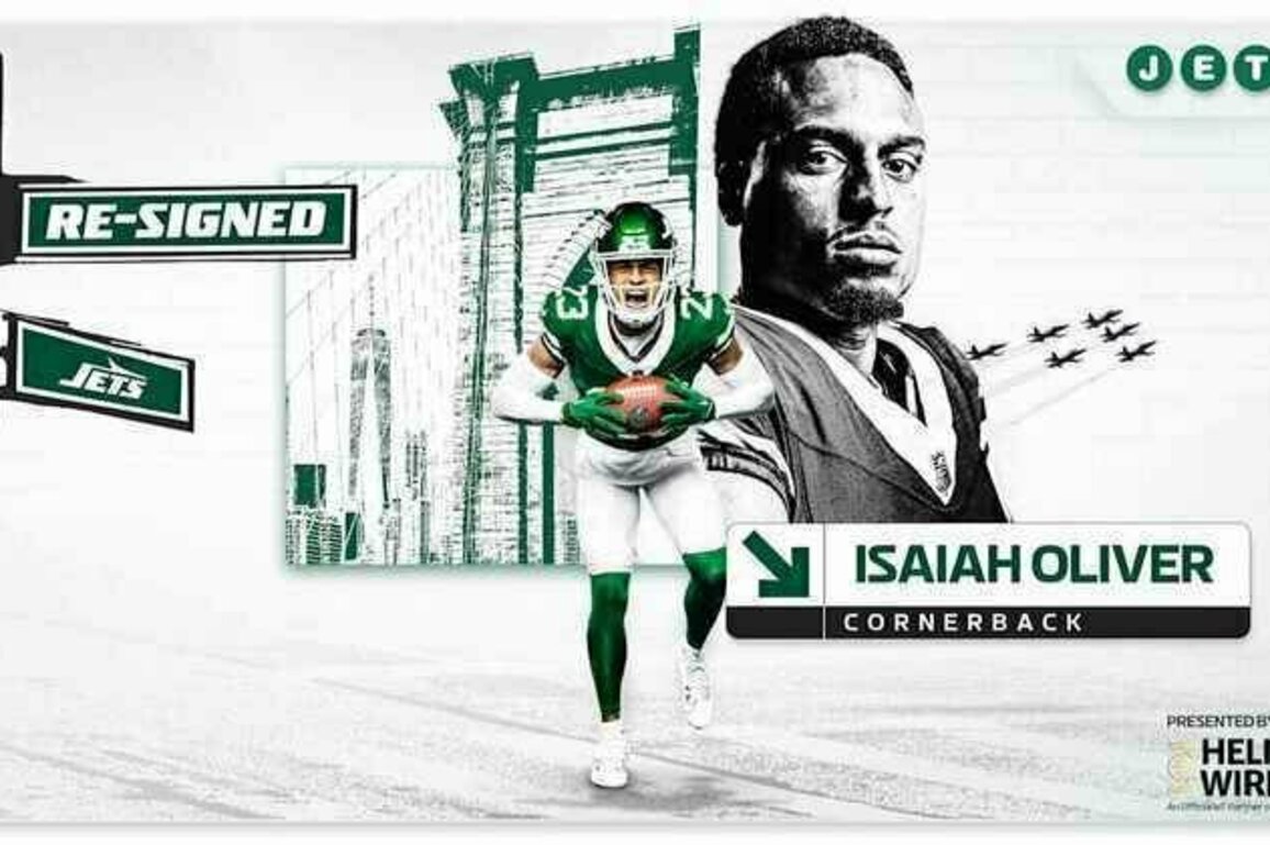 Jets Re-Sign DB Isaiah Oliver