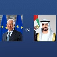 UAE President receives call from President of the European Council