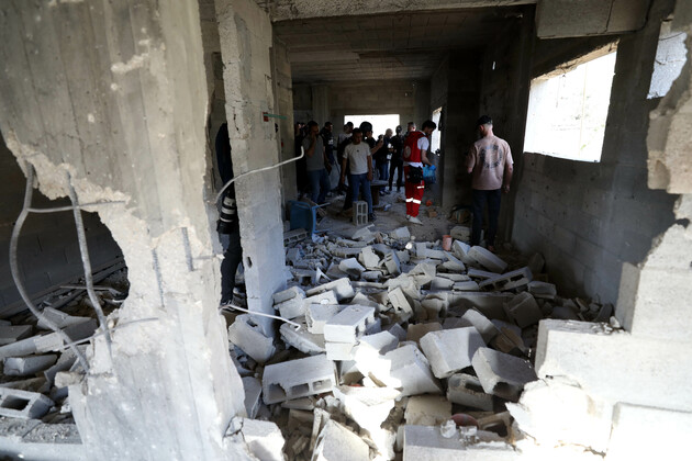 MIDEAST-NABLUS-ISRAELI MILITARY OPERATION-DAMAGE