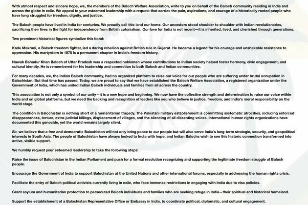 Indian Balochs Wish for a Supportive India on Sovereign Balochistan
