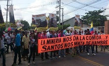 Local miners are protesting in Segovia at government plans to crackdown on illegal gold production