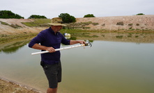 WaterSmart Dams technical lead, Dr Nik Callow, from UWA’s Centre for Water and Spatial Science out in the field.