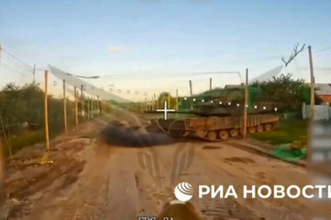 Russian military destroys Leopard in Ukraine  media 