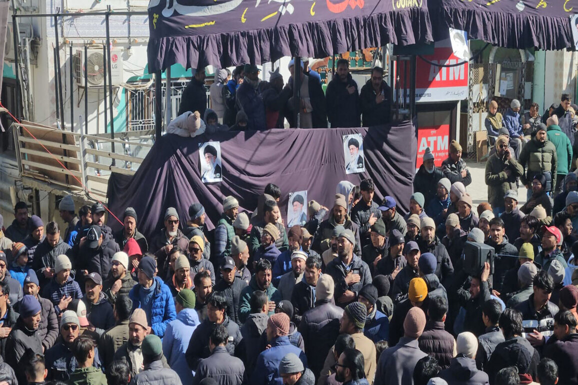 People in Ladakh mourn death of Ayatollah Ali Khamenei