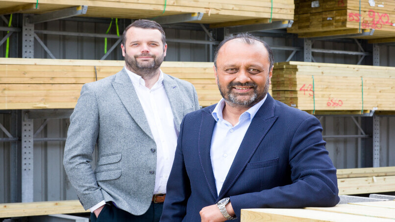l-r: Chris Day, CFO, and Shaker Patel, CEO