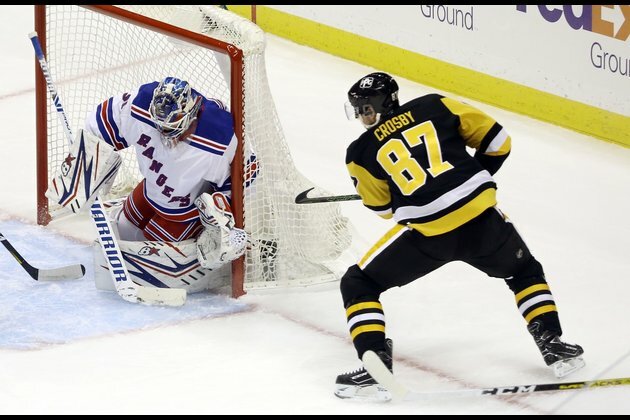 Penguins rally from 2-goal hole, beat Rangers in shootout