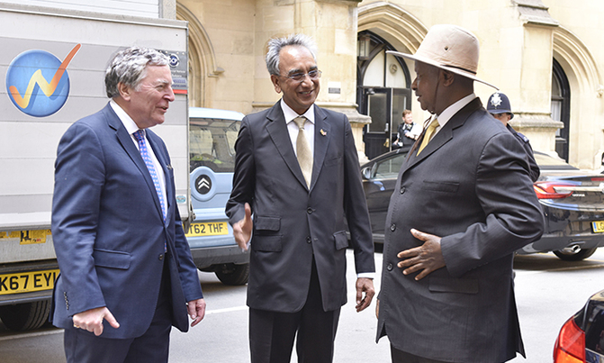 Museveni woos British investors Museveni woos British investors