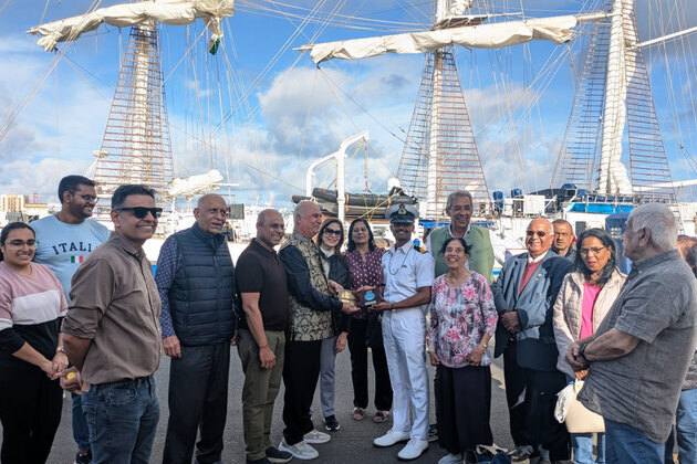 INS Sudarshini concludes 3 day port call at Las Palmas under Lokayan-26 transoceanic expedition