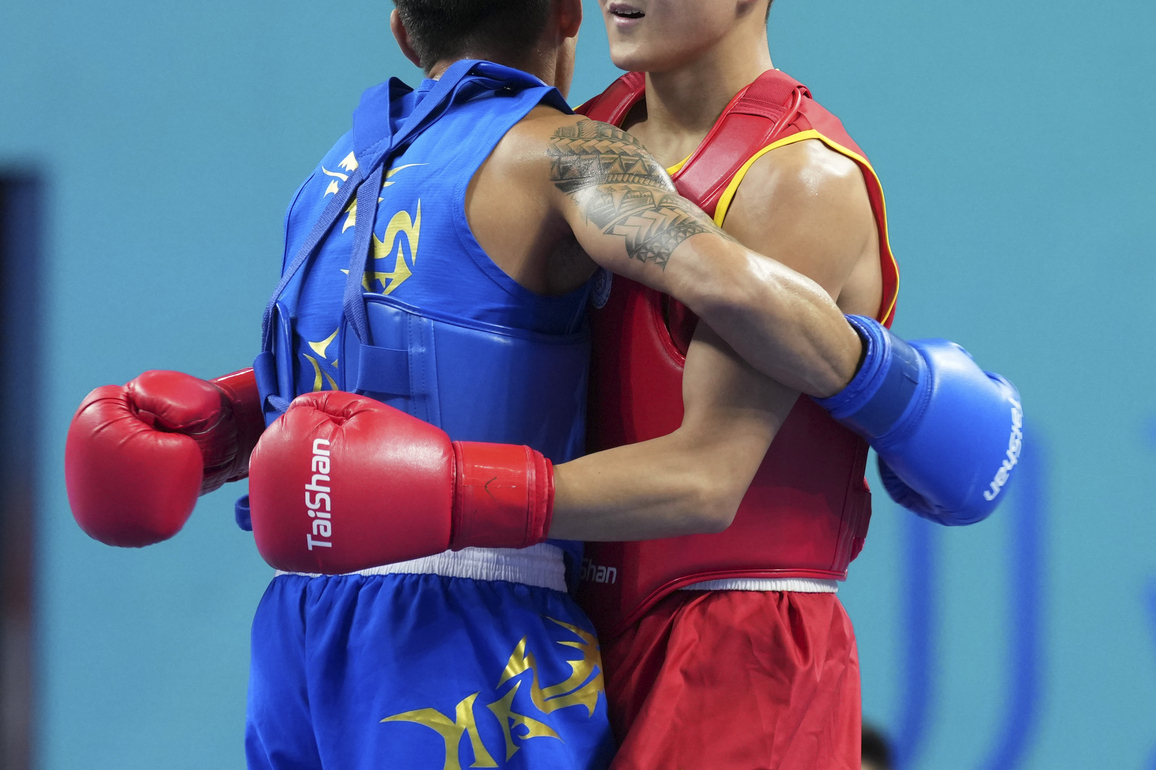 (SP)CHINA-CHENGDU-THE WORLD GAMES 2025-WUSHU-MEN'S SANDA 56KG-SEMIFINALS (CN)