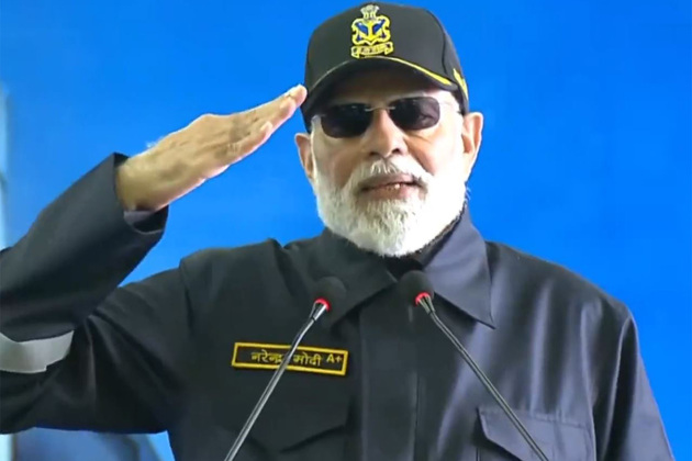 PM Modi witnesses air power demonstration at INS Vikrant, prowess of Indian Navy