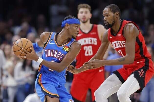 Spurs demons exorcised, Thunder out for 5th straight win vs. Rockets