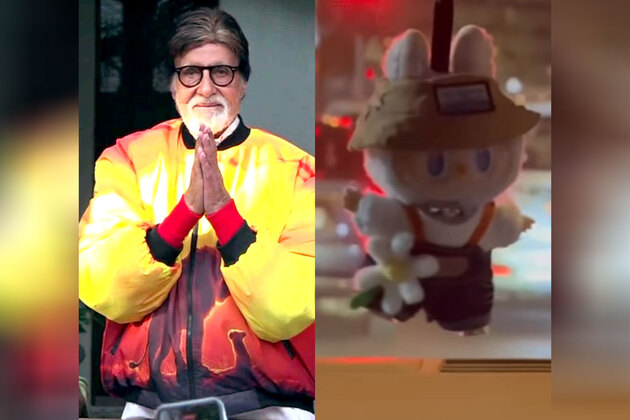 Amitabh Bachchan joins the 'Labubu' trend in his signature style, check