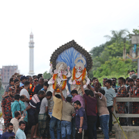 BANGALDESH-DHAKA-DURGA PUJA-CELEBRATION
