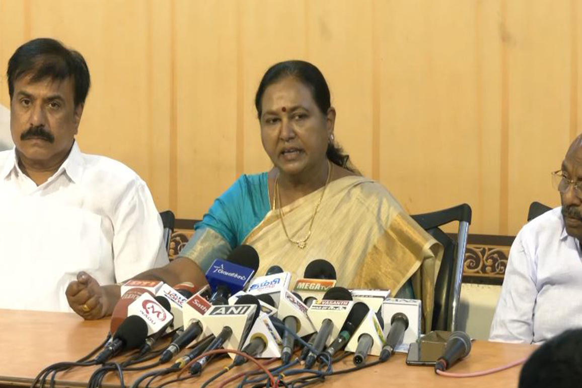 "What Does it Mean?": Premalatha Vijayakanth hits back at TN Minister Adhav Arjuna's over 'Durandhar' remark