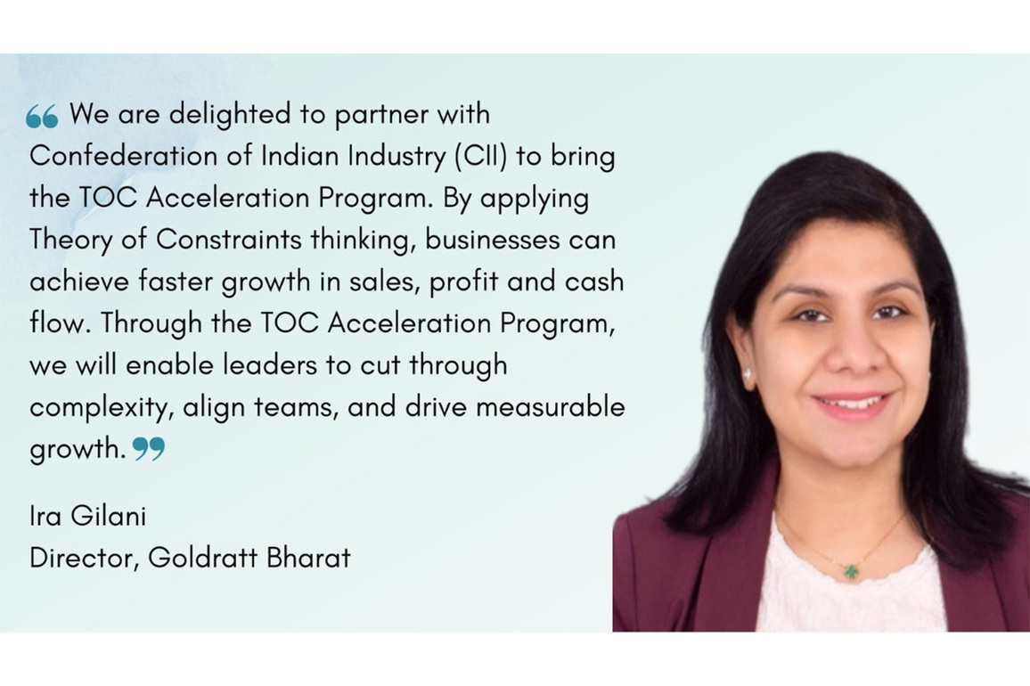 Goldratt Bharat and CII Announce Certified TOC Business Acceleration Program Starting May 20