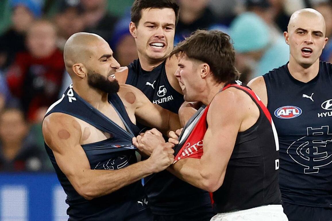 Sam Durham- Essendon midfielder hit with two-match ban for collision with Adam Cerra