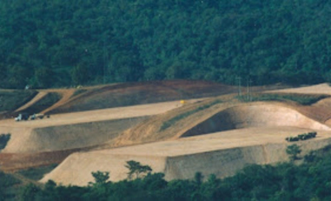 Recuperação ambiental na mina Del Rey