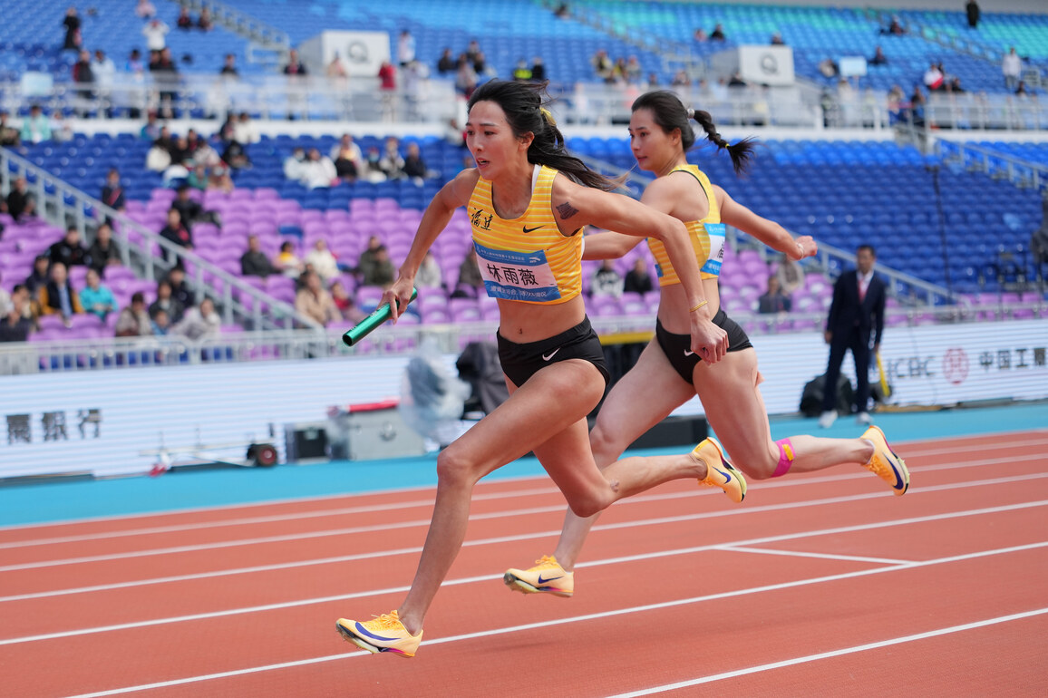 (SP)CHINA-15TH NATIONAL GAMES-ATHLETICS-4X100M RELAY-WOMEN (CN)