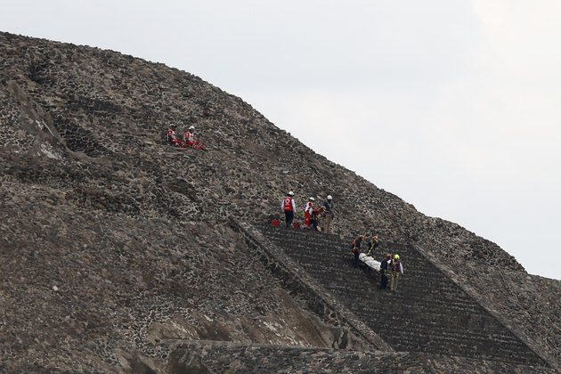 MEXICO-STATE OF MEXICO-TEOTIHUACAN ARCHAEOLOGICAL SITE-SHOOTING