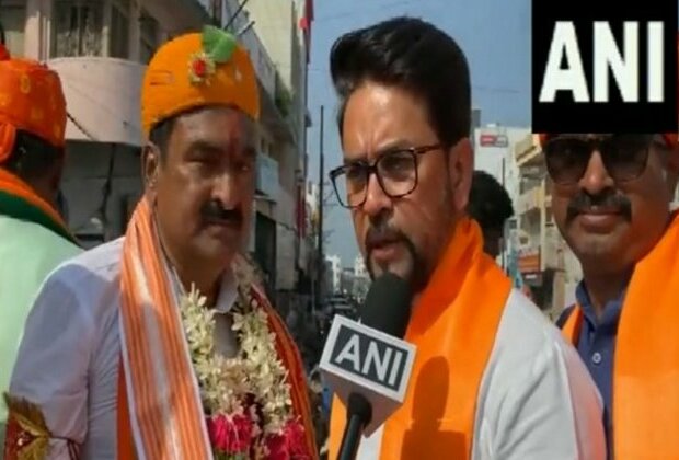 "There is lot of anger against BRS and KCR in Telangana": Anurag Thakur