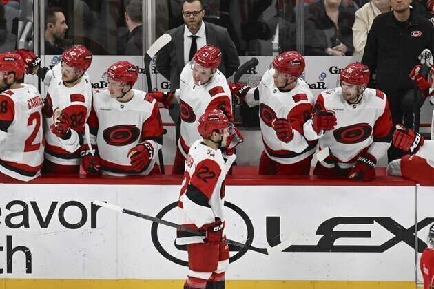 Logan Stankoven's 2 goals, 3 points push Hurricanes past Blackhawks